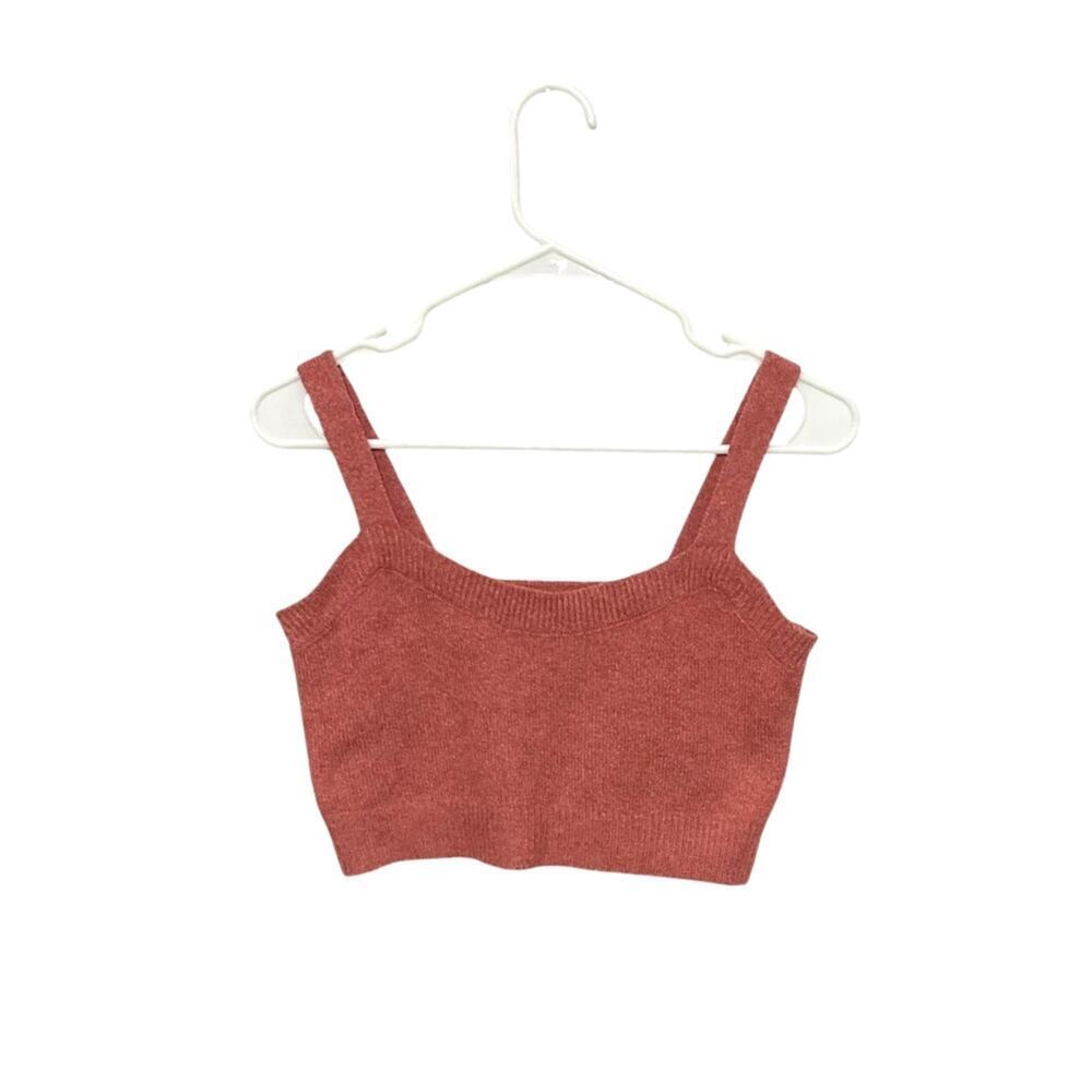 GB Cropped Sweater Tank Top Cropped Super Soft Stretch Size Medium - Picture 1 of 6